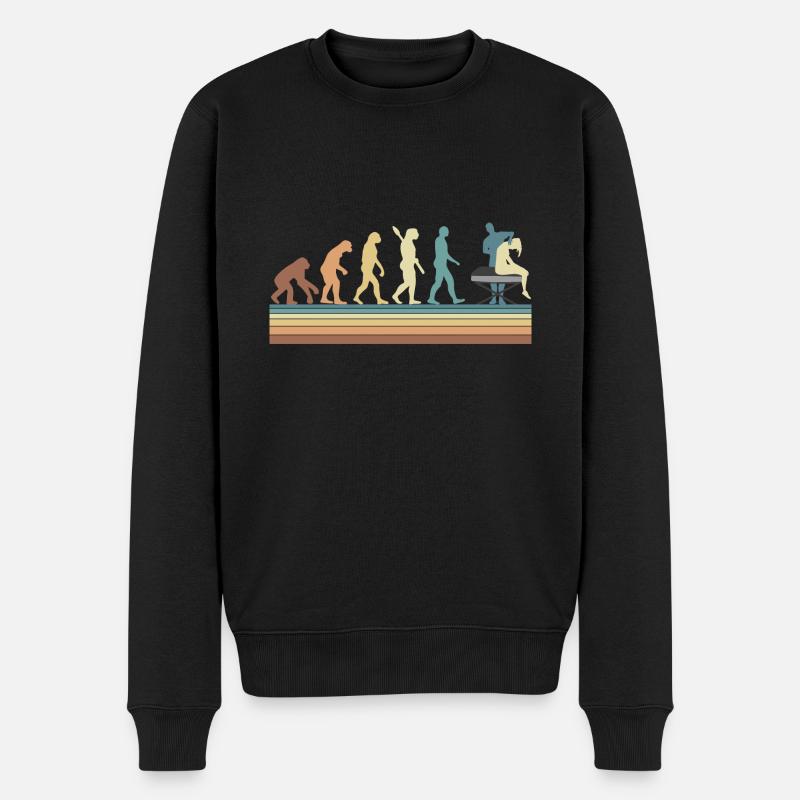 Evolution Physiotherapy Chiropractic - Men's Premium Organic Jumper - black