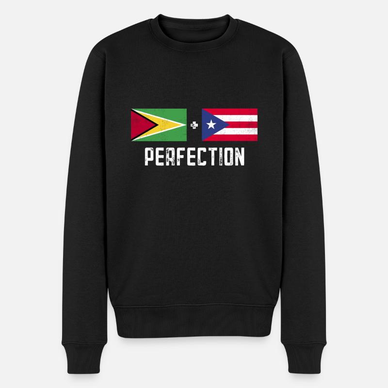 Guyana Flag Guyanais Guyanais - Pull Premium bio Homme - noir