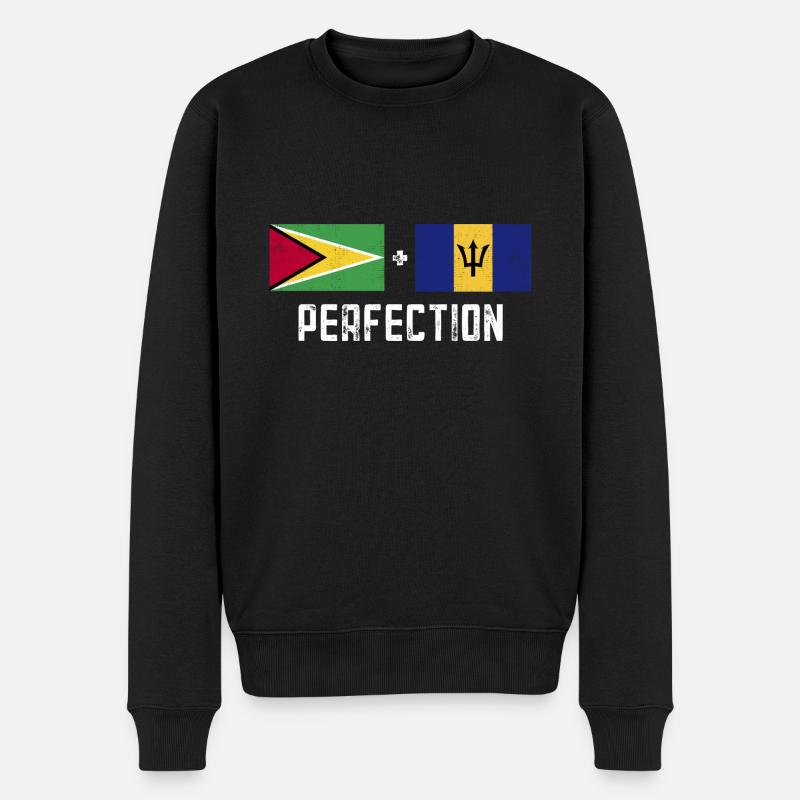 Guyana Flag Guyanais Guyanais - Pull Premium bio Homme - noir