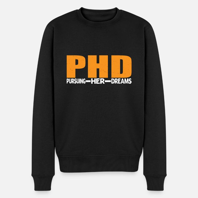 Ph.D. Poursuivre ses rêves 9 - Pull Premium bio Homme - noir