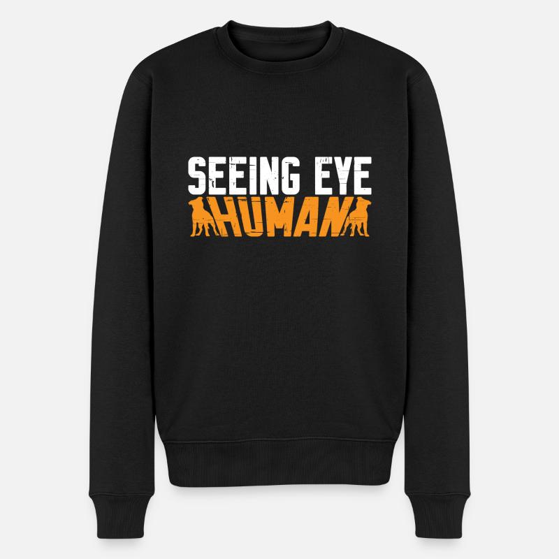 Seeing Eye Humain 10 - Pull Premium bio Homme - noir