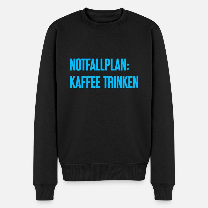 Plan d’urgence pour le café - Pull Premium bio Homme - noir