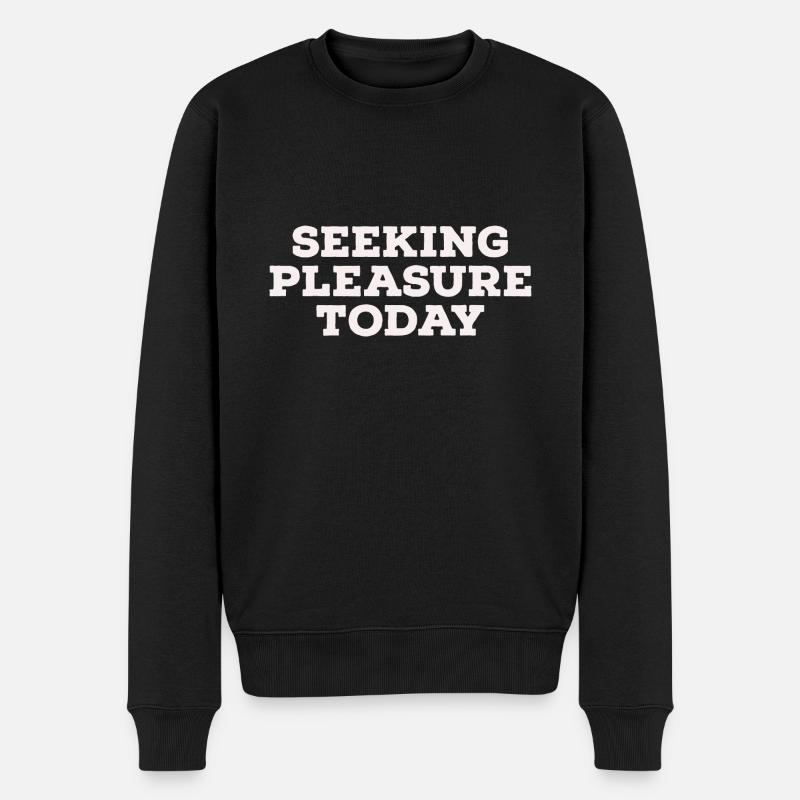 sex - Männer Premium Bio Pullover - Schwarz
