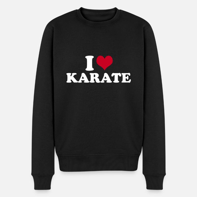 J’aime le karaté - Pull Premium bio Homme - noir