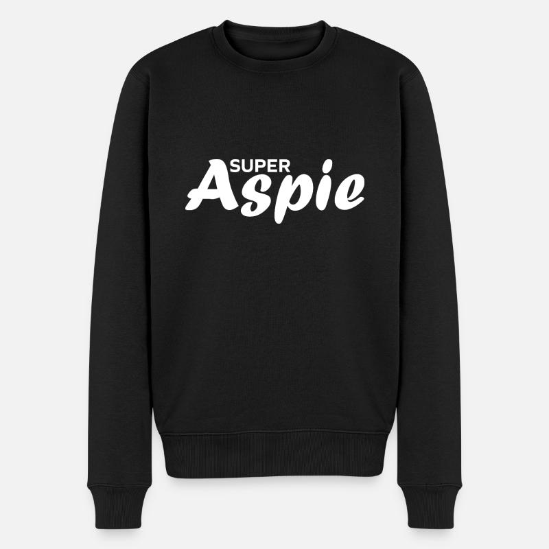 Aspie - Pull Premium bio Homme - noir