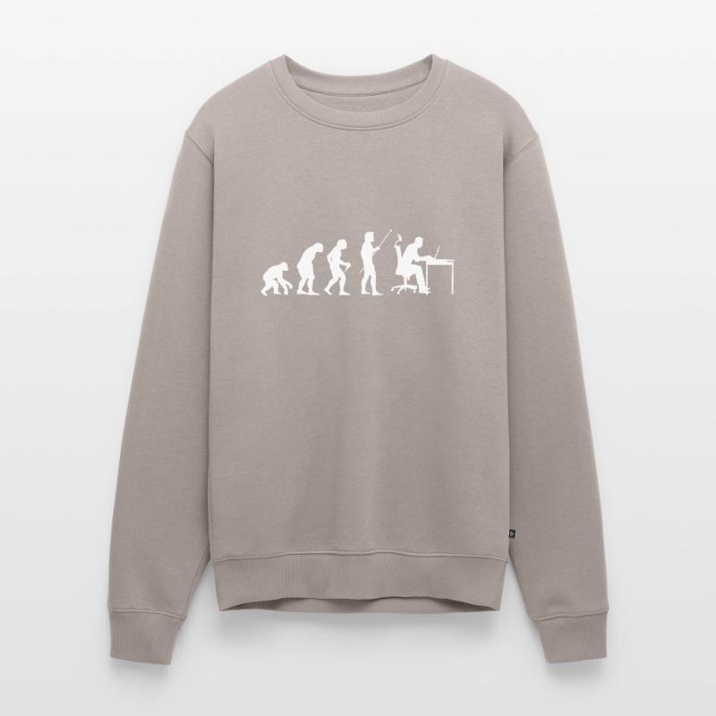 Evolution Of Man Coding Software Developer Program Männer Premium Bio Pullover