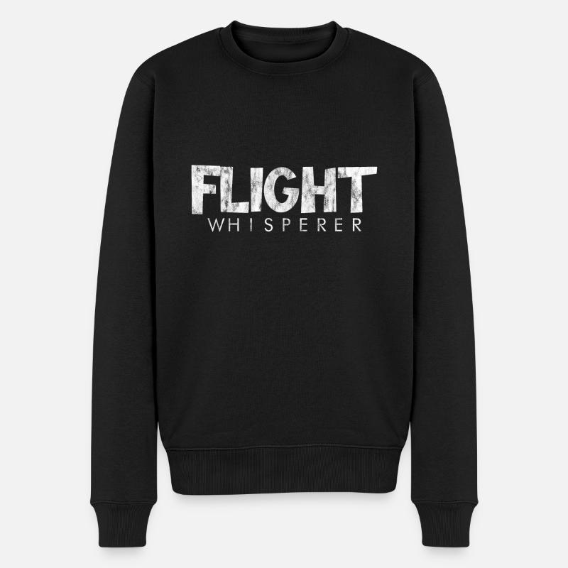 Chuchoteur de vol 3 - Pull Premium bio Homme - noir