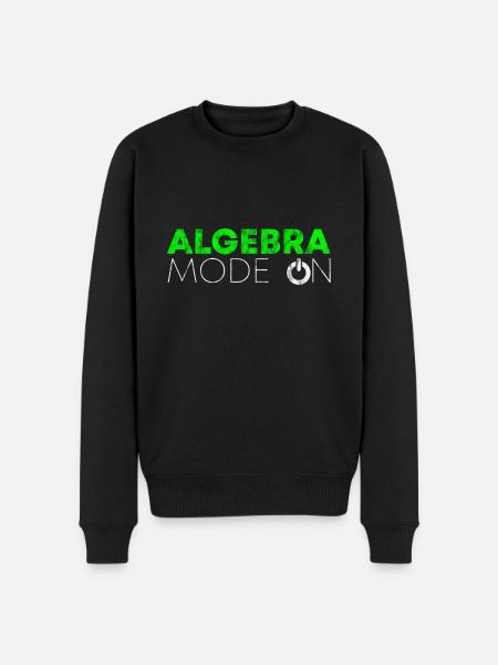 Mode algèbre sur 3 - Pull Premium bio Homme - noir