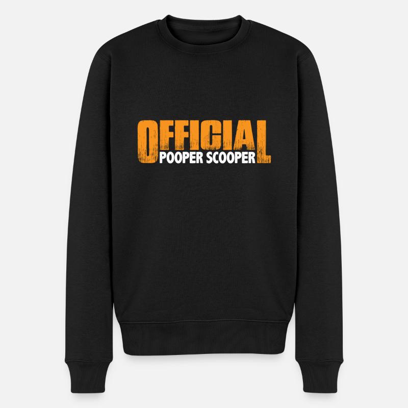 Official Pooper Scooper 41 - Männer Premium Bio Pullover - Schwarz