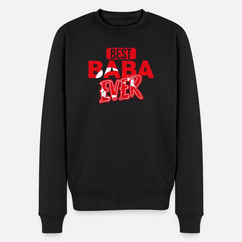 Meilleur Baba Jamais Père Turc - Pull Premium bio Homme - noir