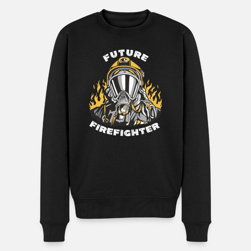Futur pompier - Pull Premium bio Homme - noir