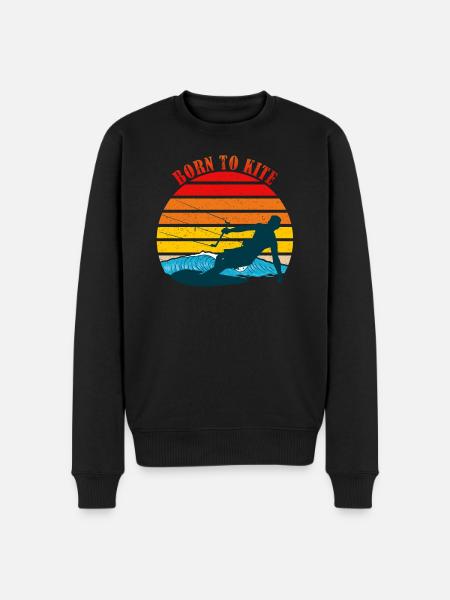 Kitesurfing Saying - Men's Premium Organic Jumper - black