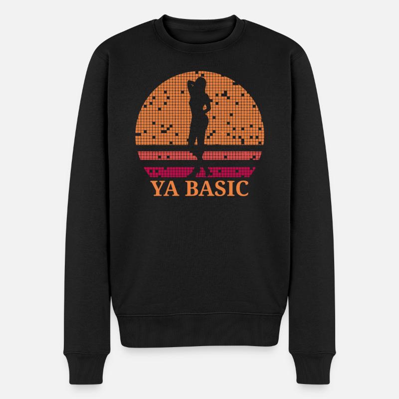 Ya Grundlegendes provokatives, freches Zitat - Männer Premium Bio Pullover - Schwarz