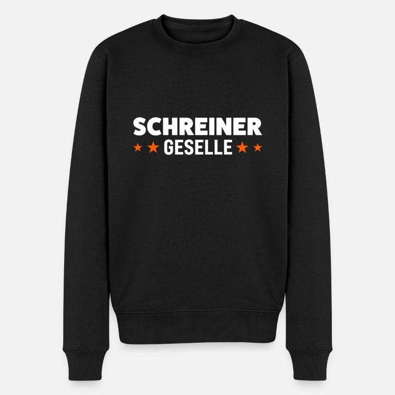 Schreiner Geselle Schreiner Geselle Geschenk - Männer Premium Bio Pullover - Schwarz