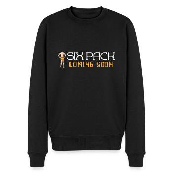 Six Pack à venir 19 - Pull Premium bio Homme - noir - Devant - Nico (187cm)
