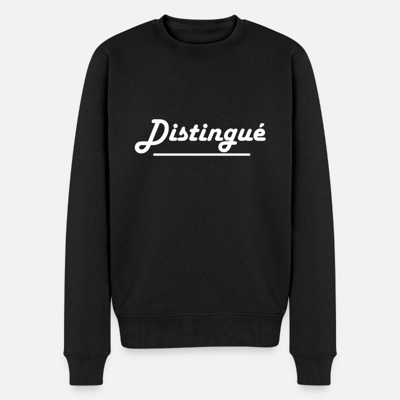 Distingué - Pull Premium bio Homme - noir