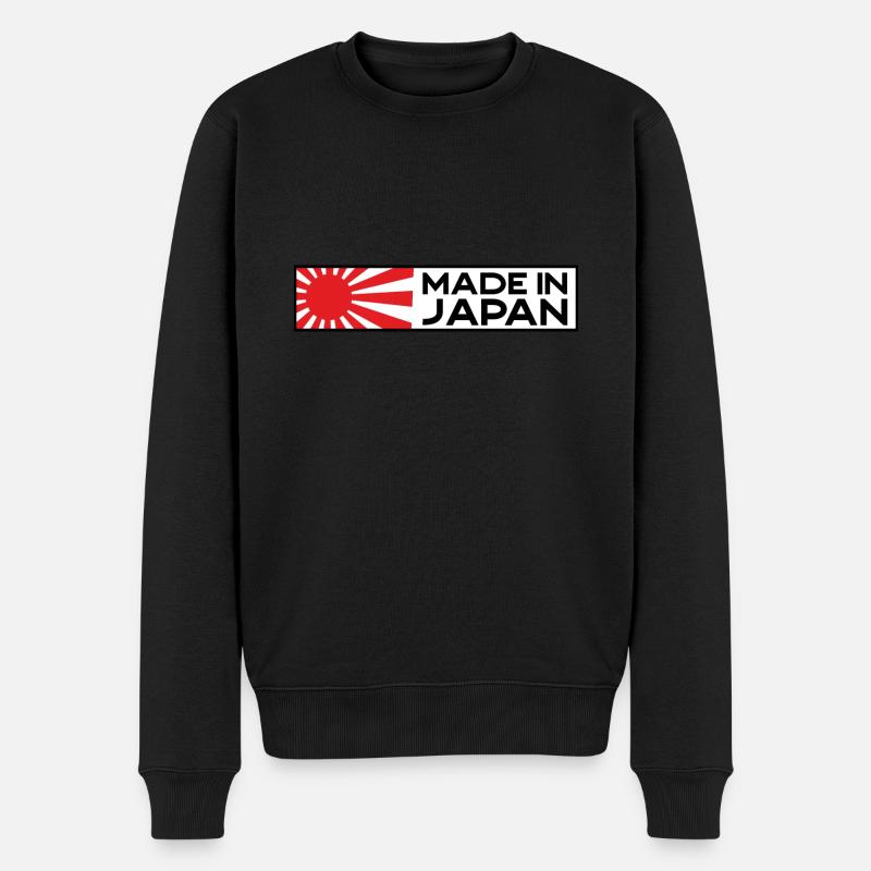 Made in Japan JDM Tuning Auto Motorsport retro - Männer Premium Bio Pullover - Schwarz