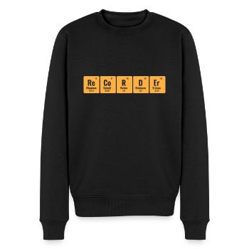Enregistreur Tableau périodique des éléments Instrument Mus - Pull Premium bio Homme - noir - Devant - Nico (187cm)