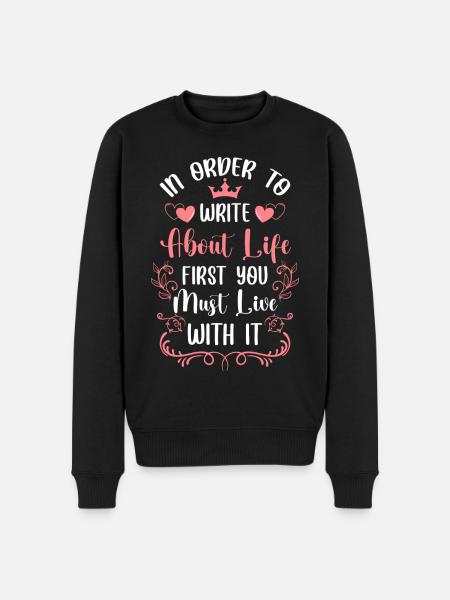 Time Modern - Men's Premium Organic Jumper - black