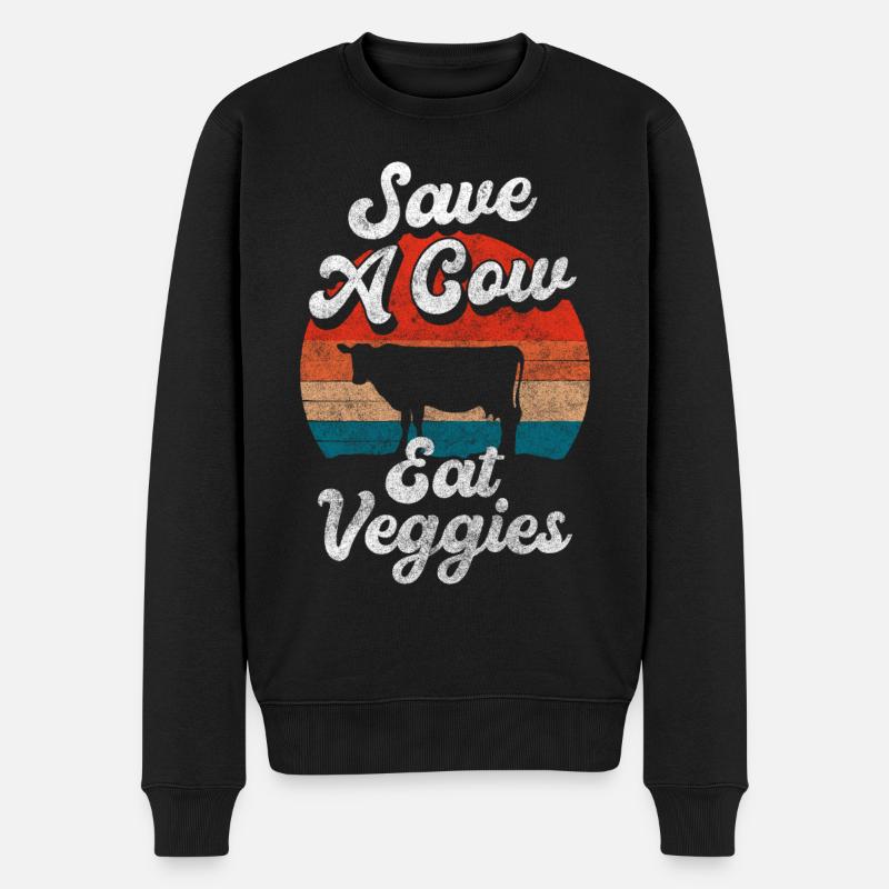 Nature végétalienne - Pull Premium bio Homme - noir