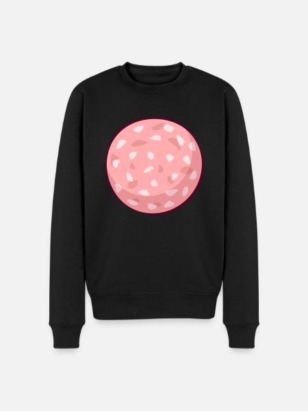 Fleischwurst Kostüm Fleischer Fleisch Wurst - Männer Premium Bio Pullover - Schwarz