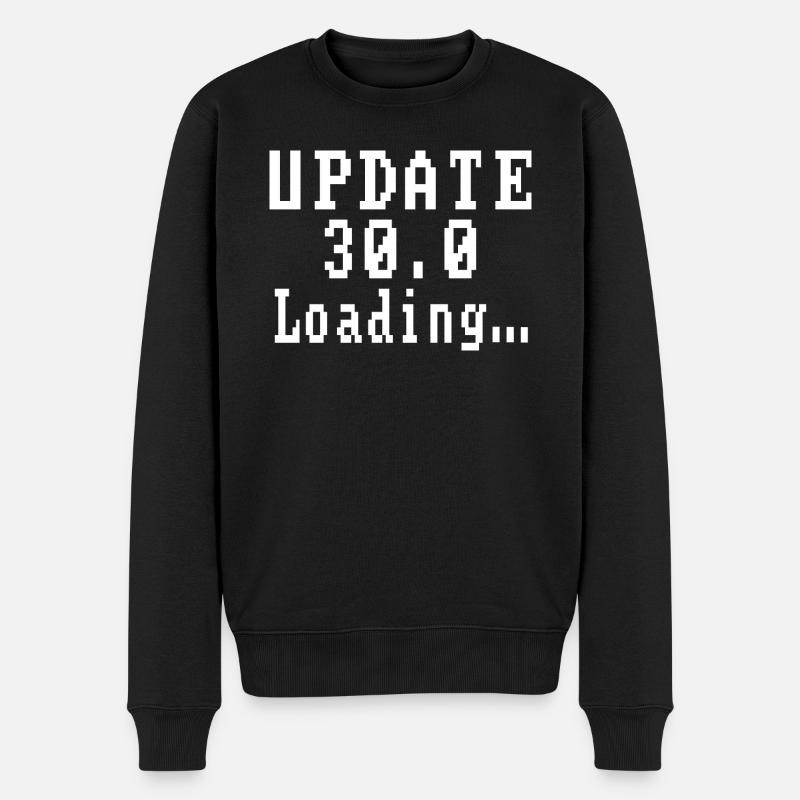 Update 30.0 Loading... - Männer Premium Bio Pullover - Schwarz