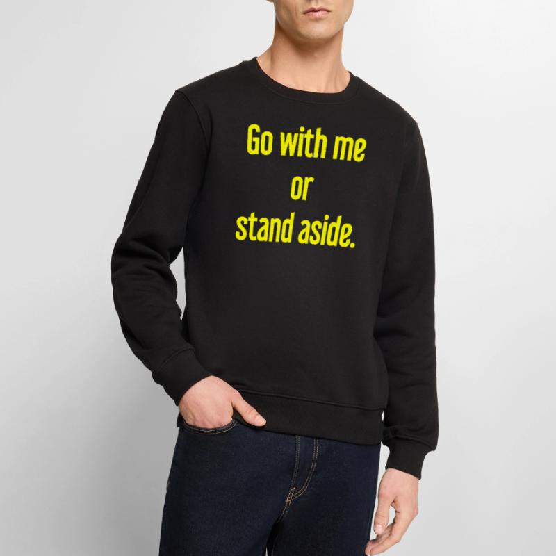 Geh mit oder beiseite Männer Premium Bio Pullover