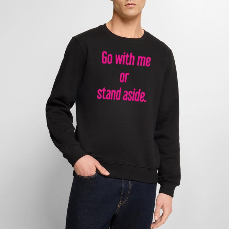 Geh mit oder beiseite Männer Premium Bio Pullover