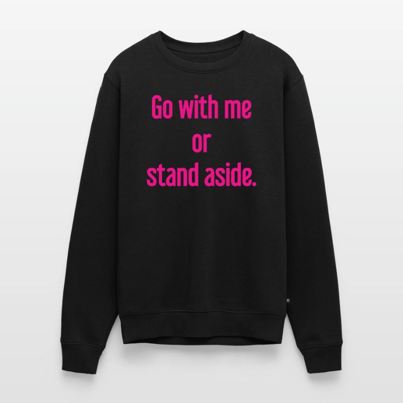 Geh mit oder beiseite Männer Premium Bio Pullover