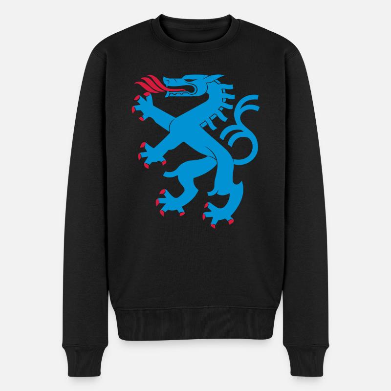 ingolstadt panther klein - Männer Premium Bio Pullover - Schwarz