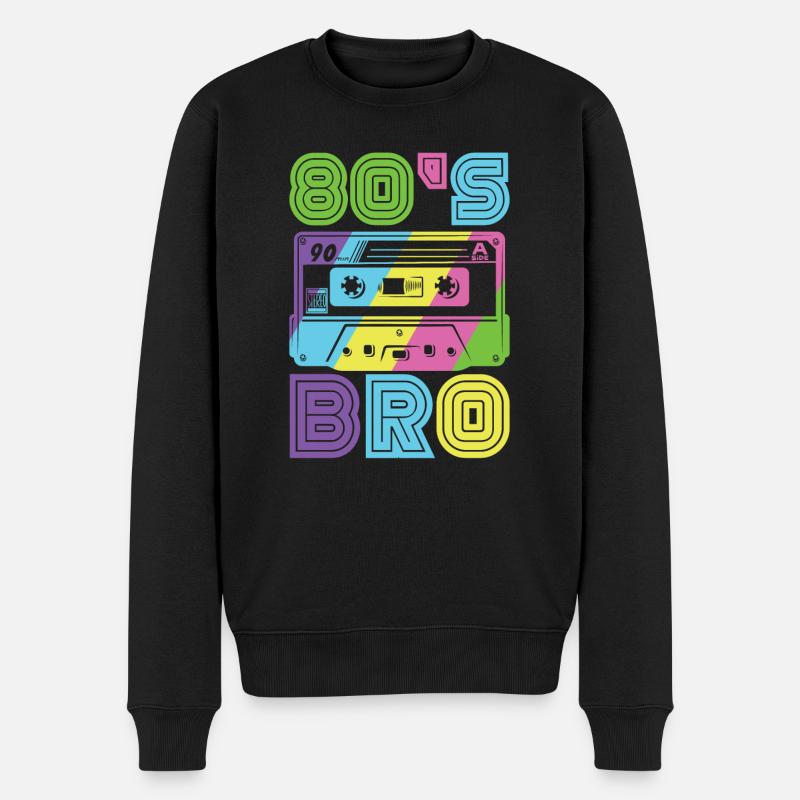 J’adore les années 80 - Pull Premium bio Homme - noir