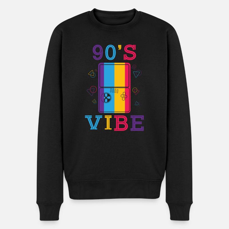 J’adore les années 90 - Pull Premium bio Homme - noir