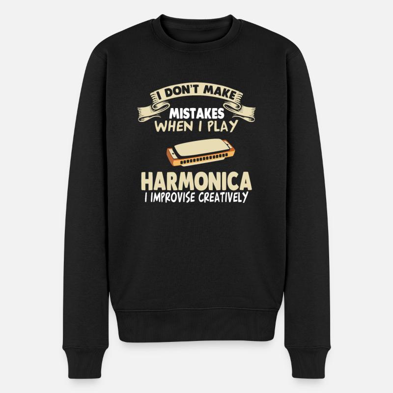 Harmonica Harmonica Harmonica Harmonica - Pull Premium bio Homme - noir