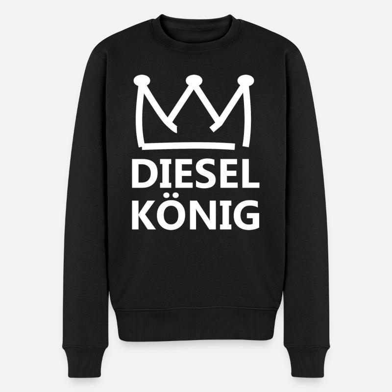 Roi du diesel - Pull Premium bio Homme - noir