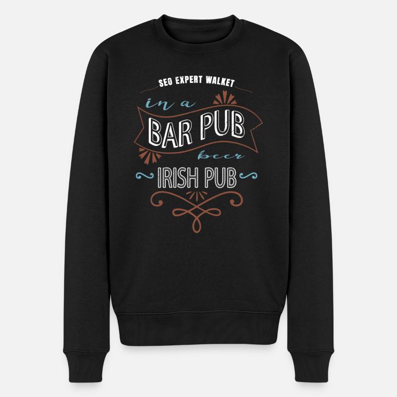 blagues informatique informatique - Pull Premium bio Homme - noir