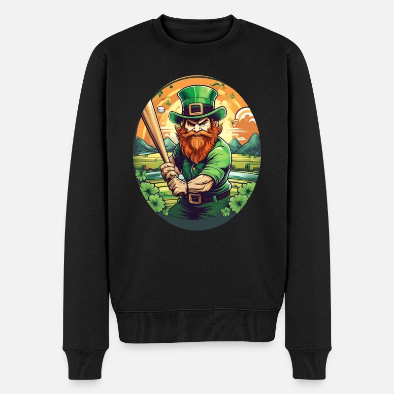 St. Patrick’s Day Shamrock Baseball - Pull Premium bio Homme - noir