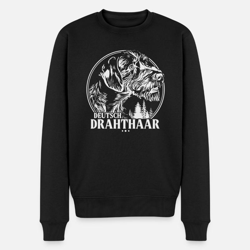 Allemand à poil dur - Pull Premium bio Homme - noir