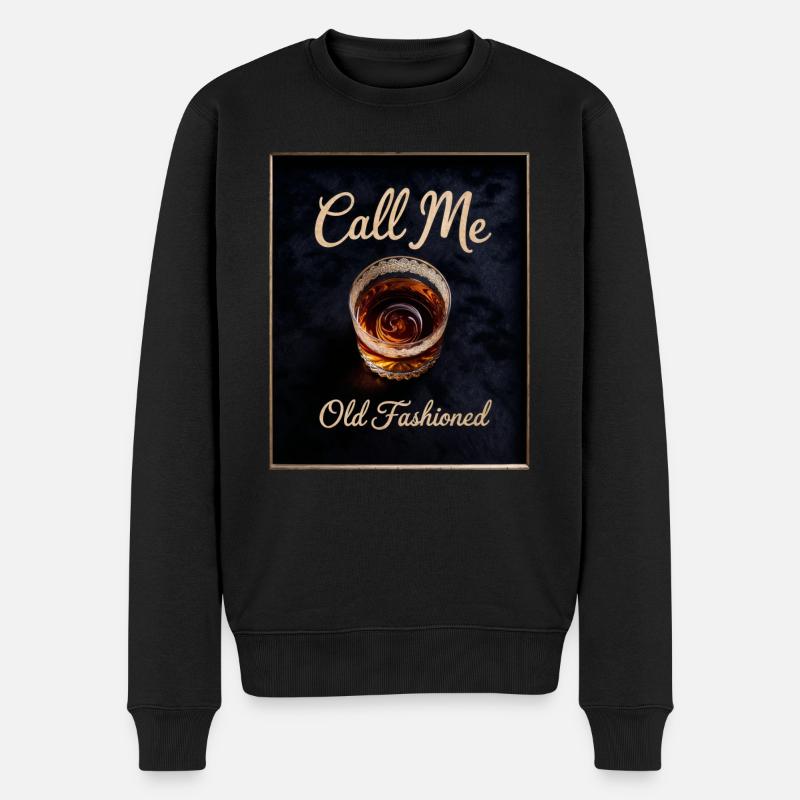 Appelez-moi Whisky à l’ancienne drôle - Pull Premium bio Homme - noir