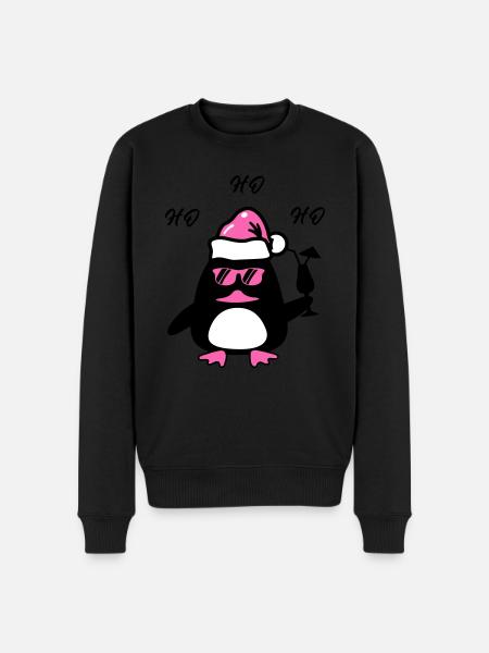 Beach Duck Christmas - Men's Premium Organic Jumper - black
