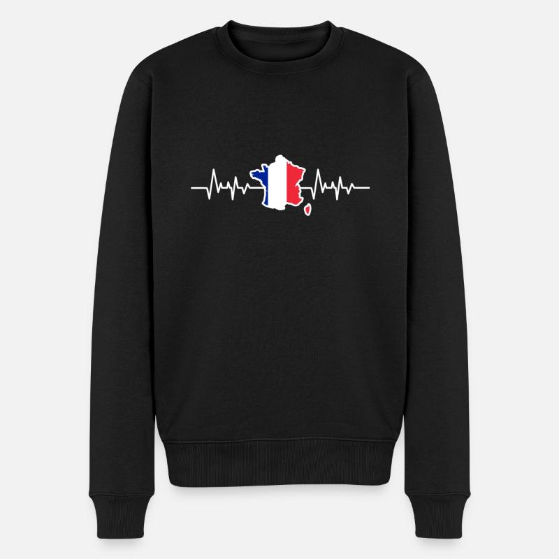 France - Pull Premium bio Homme - noir