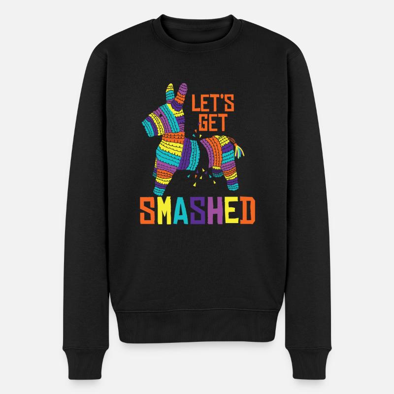 Pinata Mexiko Geschenk kaputt machen Geschenkidee - Männer Premium Bio Pullover - Schwarz