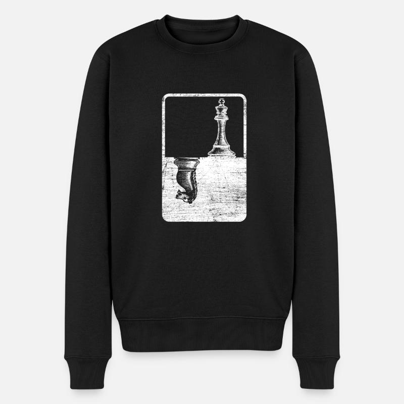 Jeu d’échecs jeu plaisir - Pull Premium bio Homme - noir