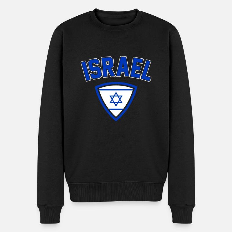 Israël - Pull Premium bio Homme - noir