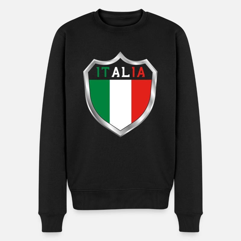 Italia - Pull Premium bio Homme - noir