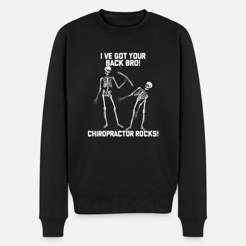 Chiropraktiker - Männer Premium Bio Pullover - Schwarz