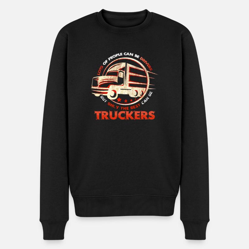 Truckers - Pull Premium bio Homme - noir