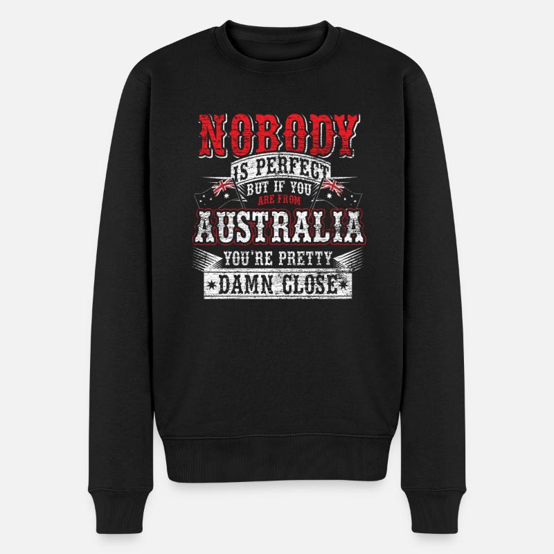 Australie - Pull Premium bio Homme - noir