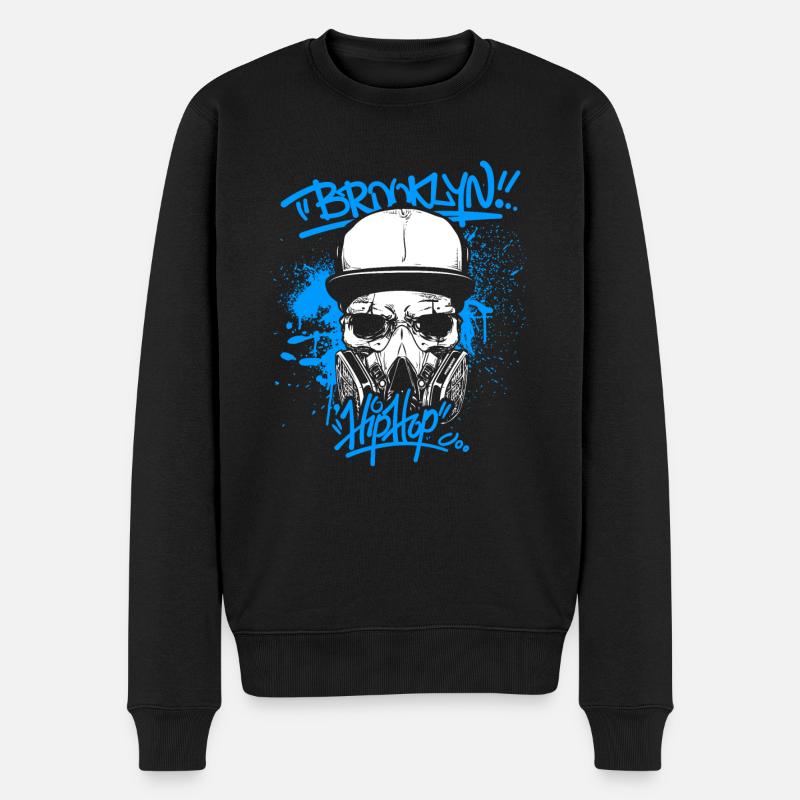 Hip hop - Pull Premium bio Homme - noir
