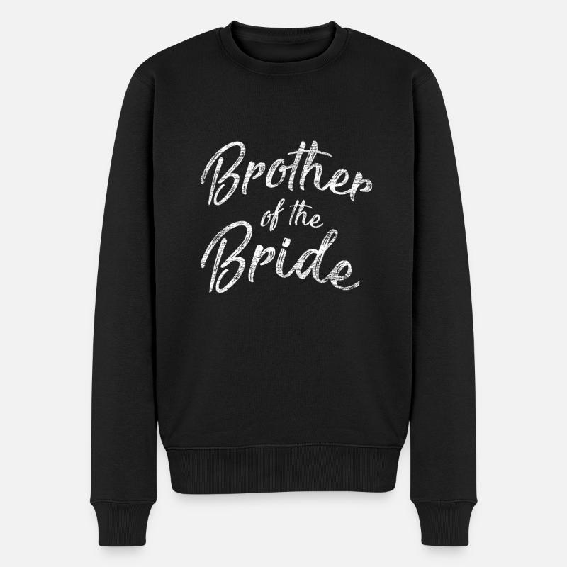 Frère de la mariée - Pull Premium bio Homme - noir