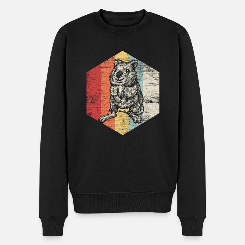 quokka - Pull Premium bio Homme - noir